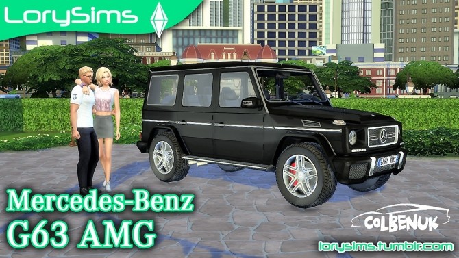 Sims 4 Mercedes Benz G63 AMG at LorySims