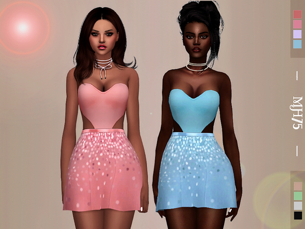Sims 4 Happy Holiday Dress by Margeh 75 at TSR