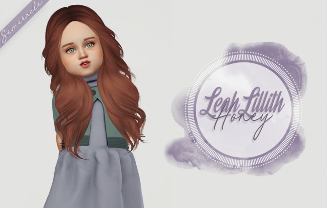 Sims 4 LeahLillith Honey Hair Toddler Version at Simiracle