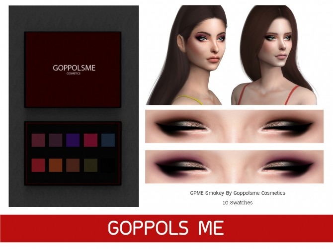 Sims 4 GPME Smoky Eyeshadow Palette at GOPPOLS Me