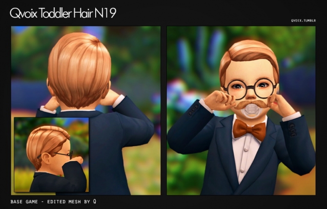 Hair N19 T At Qvoix Escaping Reality Sims 4 Updates