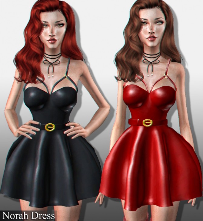 Sims 4 Hysteria & Norah dresses + Cowgirl boots at Deep Space