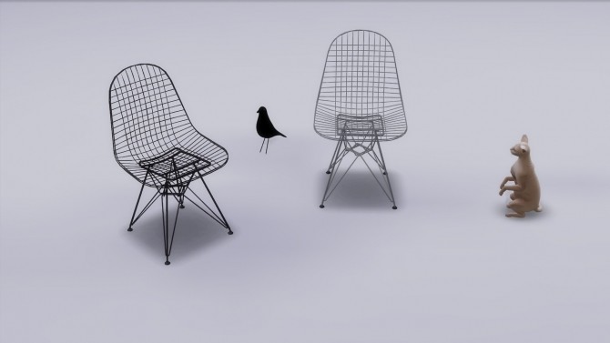 Sims 4 Wire Chair DKR at Meinkatz Creations
