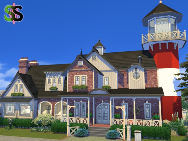 Sims 4 Seagulls Point old lighthouse by SIMSnippets at TSR