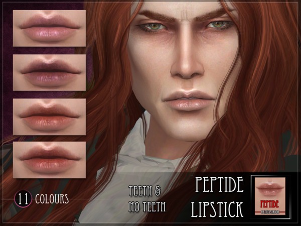 Sims 4 Peptide Lipstick by RemusSirion at TSR