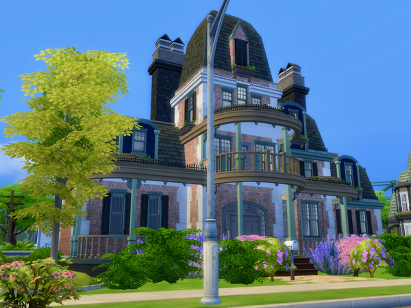 Sims 4 The Lavender Cottage by QubeDesign at TSR