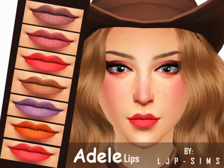 Adele Lips by LJP-Sims at TSR