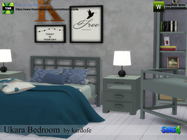 Sims 4 Ukara Bedroom by kardofe at TSR