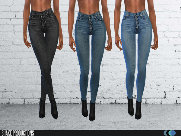 Sims 4 Skinny Jeans Set 89 by ShakeProductions at TSR
