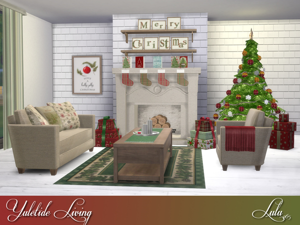 Sims 4 Yuletide Living by Lulu265 at TSR