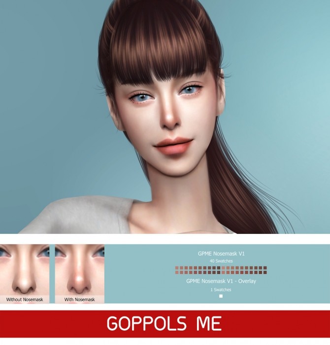 Sims 4 GPME Nosemask V1 at GOPPOLS Me