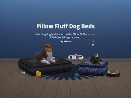 Pillow Fluff Dog Bed by kliekie at TSR