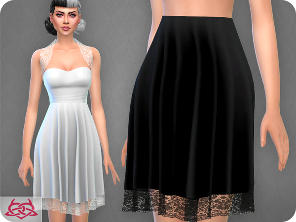 Sims 4 Carmen Skirt RECOLOR 1 by Colores Urbanos at TSR