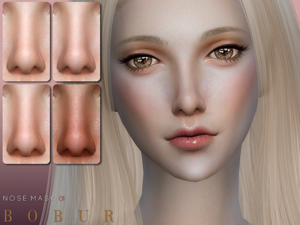 Sims 4 Nose 01 by Bobur3 at TSR