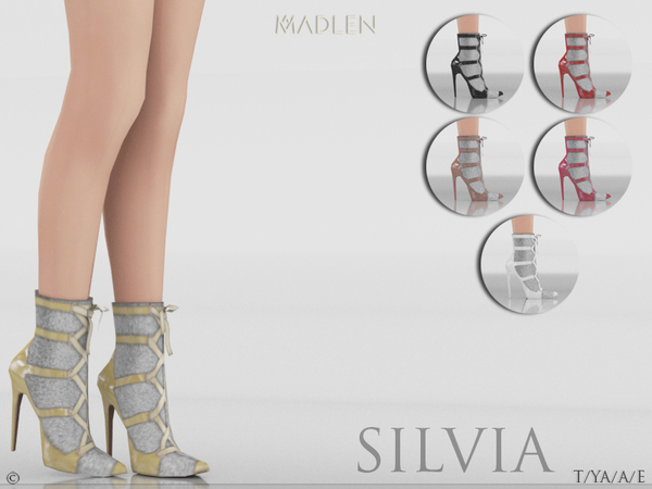 Sims 4 Madlen Silvia Boots by MJ95 at TSR