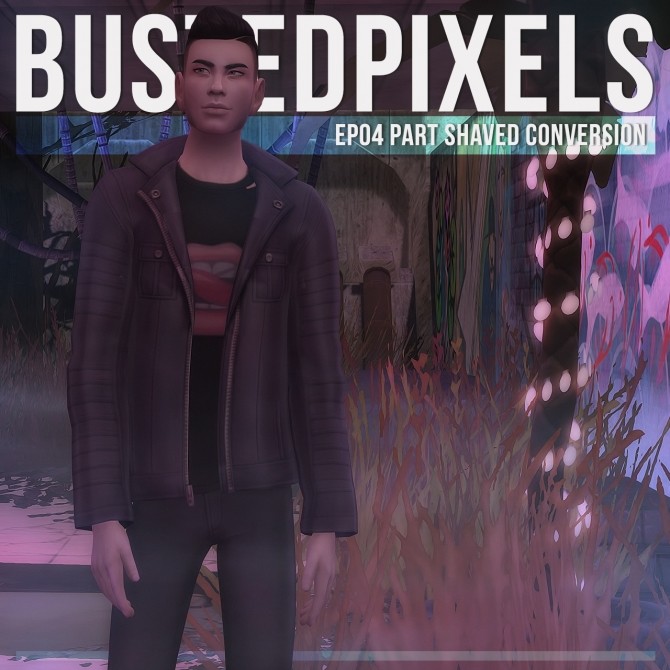 Sims 4 EP04 Part Shave Conversion Male Hair at Busted Pixels