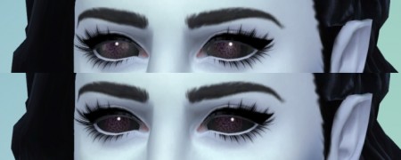 Eye specular remover for aliens and vampires by Monster without name at Mod The Sims