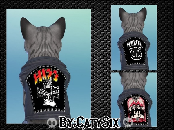 Sims 4 Ready to rock cat clothing V1 by CatySix at TSR