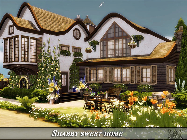 Sims 4 Shabby sweet home by Danuta720 at TSR