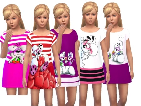 Mouse Dress Kids by Louisa_1 at TSR