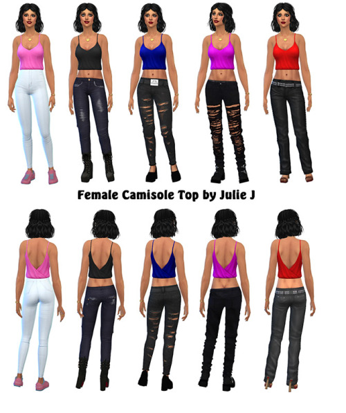 Sims 4 Camisole Top at Julietoon – Julie J