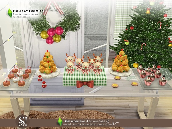Sims 4 Holiday Yummies by SIMcredible at TSR