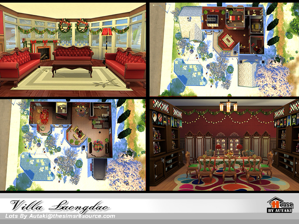 Sims 4 Villa Laongdao by autaki at TSR