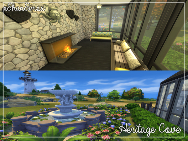 Sims 4 Heritage Cove house by naora at TSR