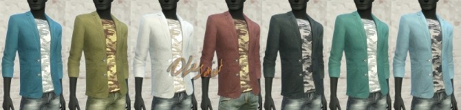 Sims 4 Male sweatshirt and jacket at OleSims