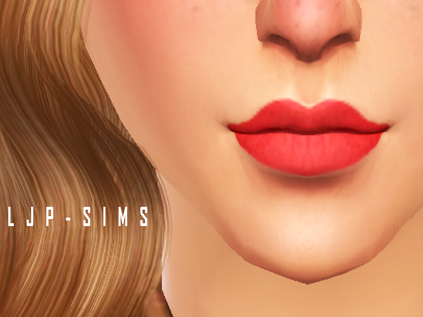 Sims 4 Adele Lips by LJP Sims at TSR