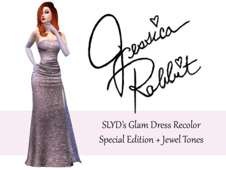 Glam Dress Recolor by Misstex89 at TSR