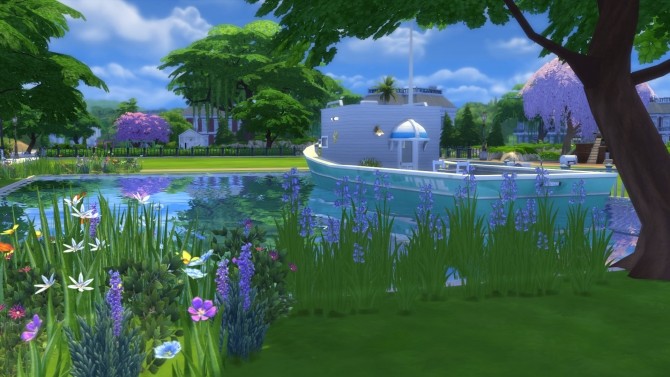 Sims 4 Build Your Own Houseboat by Snowhaze at Mod The Sims