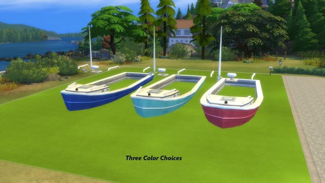 Sims 4 Build Your Own Houseboat by Snowhaze at Mod The Sims