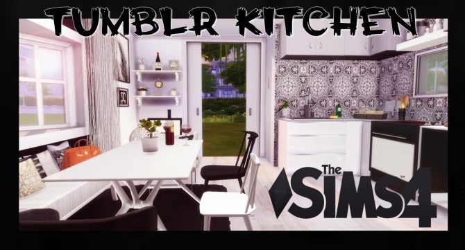 Tumblr Kitchen at Lily Sims » Sims 4 Updates
