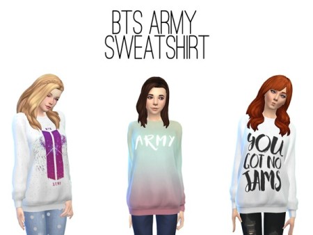 BTS ARMY Sweatshirt by Darcy18 at TSR