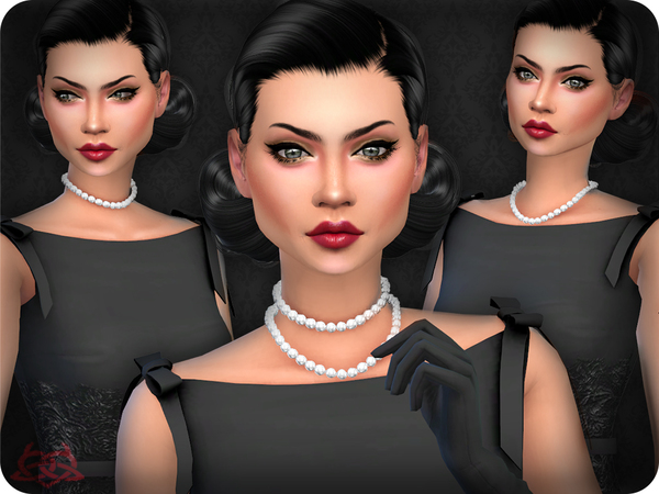 Sims 4 Classic Pearls x3 by Colores Urbanos at TSR