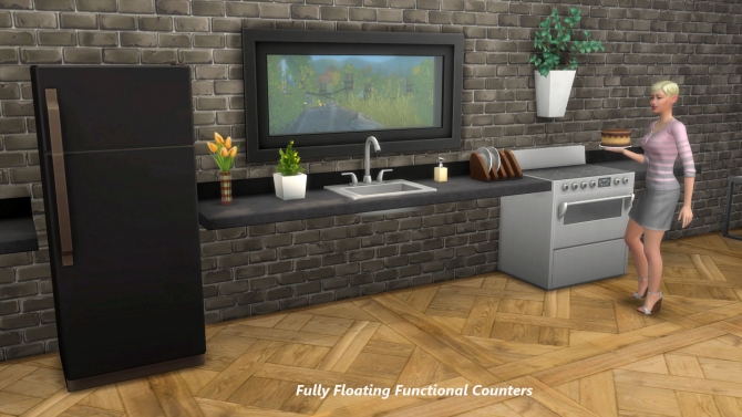 floating desk sims 4 cc