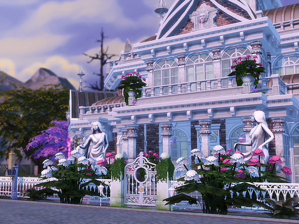 Sims 4 MANDRAGORA mansion by dasie2 at TSR