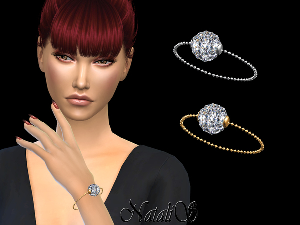 Sims 4 Disco ball bracelet by NataliS at TSR