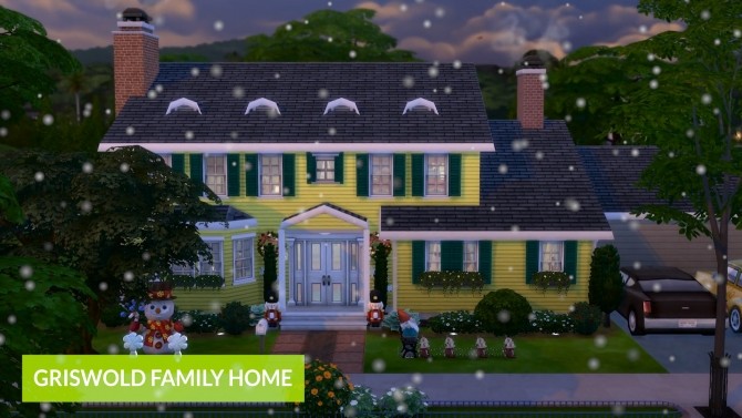 Sims 4 Griswold Family Home Christmas Vacation by Simooligan at Mod The Sims