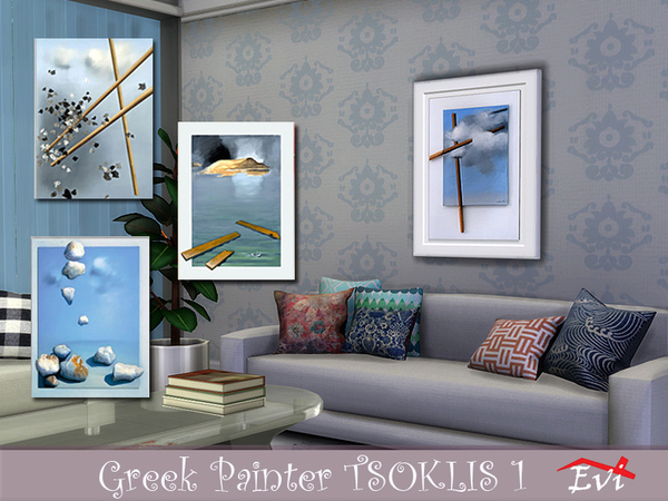 Sims 4 The Greek painter Tsoklis K 1 by evi at TSR