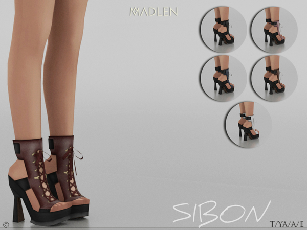 Sims 4 Madlen Sibon Shoes by MJ95 at TSR