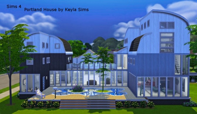 Sims 4 Portland house at Keyla Sims