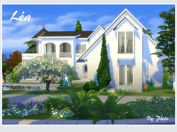 Sims 4 Lea villa by philo at TSR