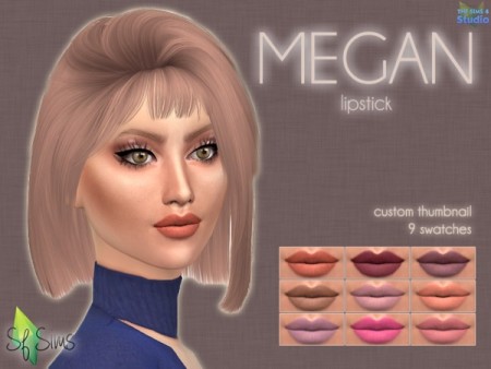 MEGAN lipstick by SF Sims at TSR