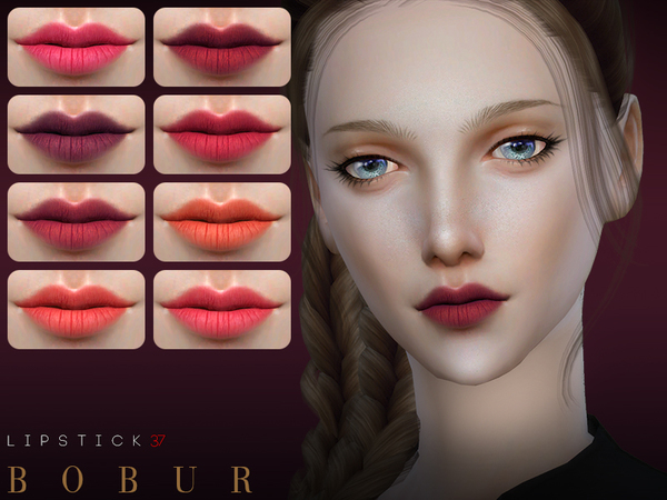 Sims 4 Lipstick 37 by Bobur3 at TSR