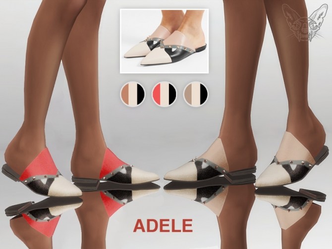 Sims 4 Adele Slippers at Giulietta
