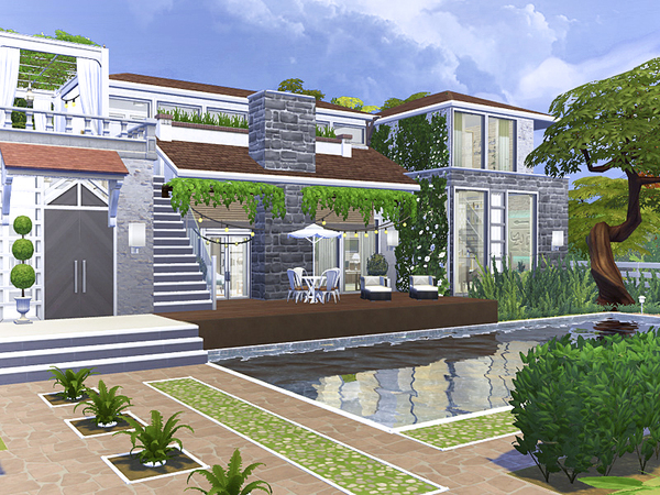 Sims 4 Ollie house by Rirann at TSR