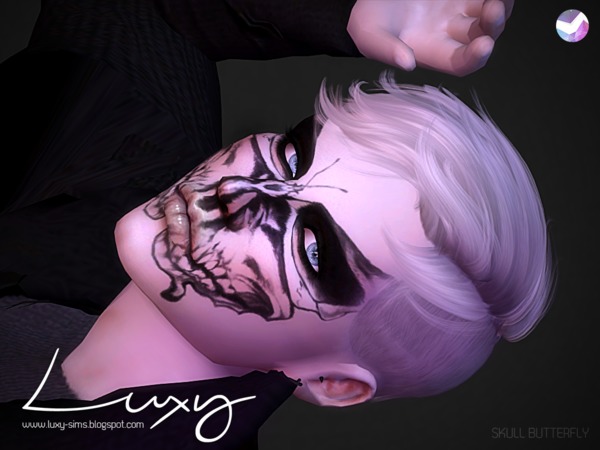 Sims 4 Skull Butterfly by LuxySims3 at TSR