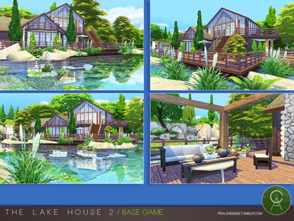Sims 4 The Lake House 2 by Pralinesims at TSR